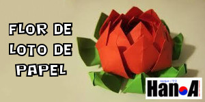 Flor de Loto de Papel