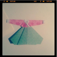 Hanbok de Papel