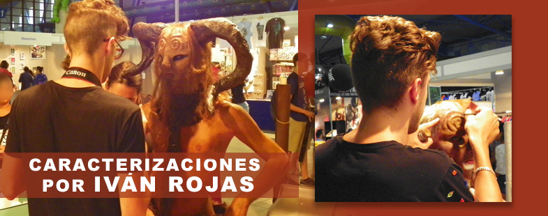 Demostraciones de caracterización y maquillaje de efectos especiales